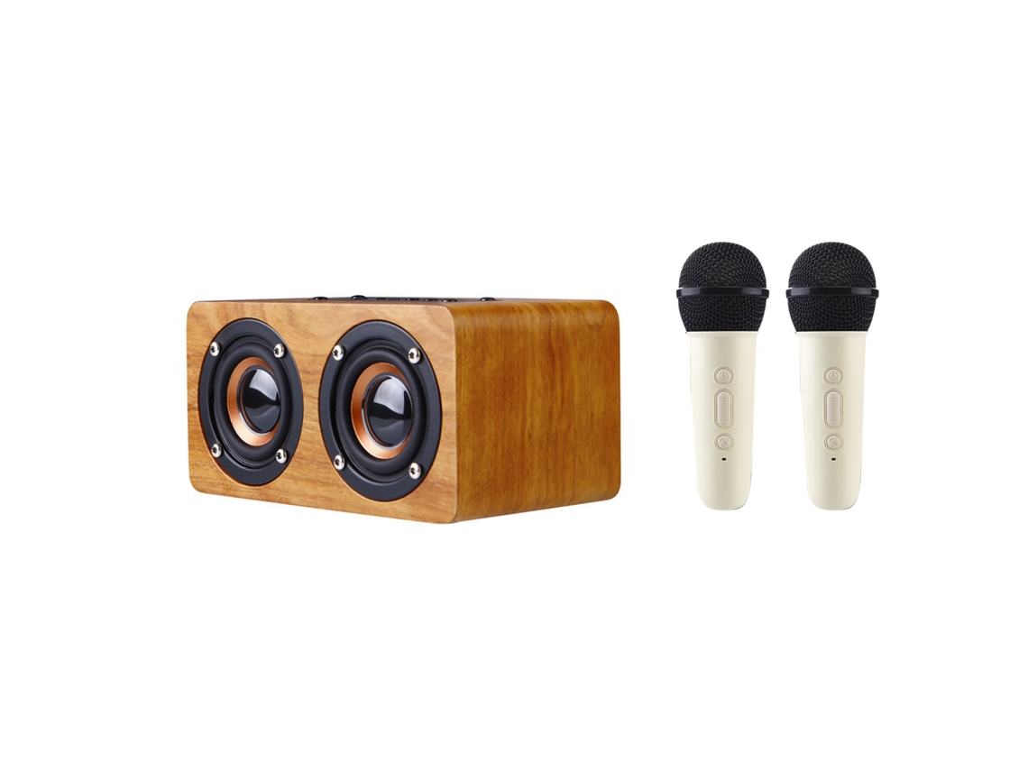Máquina de karaoke con soporte para tarjetas de memoria y Bluetooth