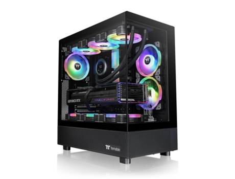 Caja THERMALTAKE View 270 Tg Black Atx 2Xusb 3.2 Sin Fuente Negro