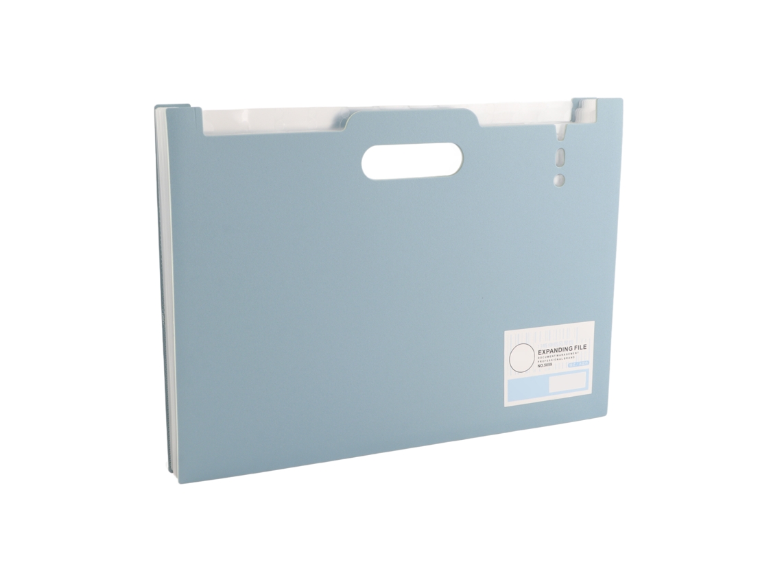 Carpeta Expandible De Gran Capacidad Con Solapas De Plástico Para Documentos, Facturas Y Recibos.