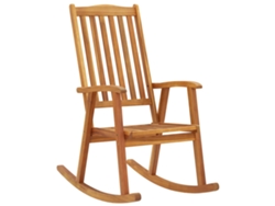Maison Exclusive - Silla Mecedora Con Cojines Madera Maciza De Acacia