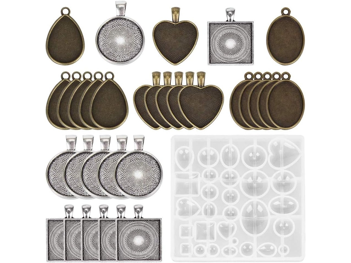 Molde de chocolate de 2 piezas, molde para hielo y molde de silicona para vaporera
