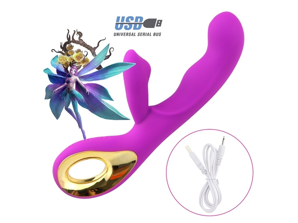 Vibrador Potente, Recargable Por Usb E Impermeable Para Mujeres (morado), Compacto, Recargable, Para Uso Diario, Higiénico.