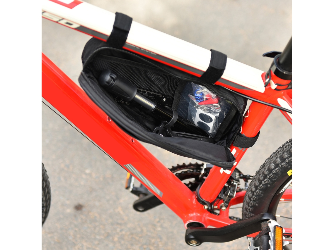 Kit De Reparación De Bicicletas Con Bomba De Aire, Herramientas Multifuncionales, Parches Para Neumáticos, Bolsa Portátil, Bicicleta
