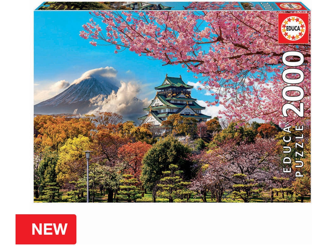 Puzzle EDUCA 2000 Castillo de Osaka (Edad Mínima: 12 Años - 2000 Piezas)