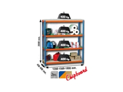 Estanteria Metal 4 Estantes Madera SIMONRACK