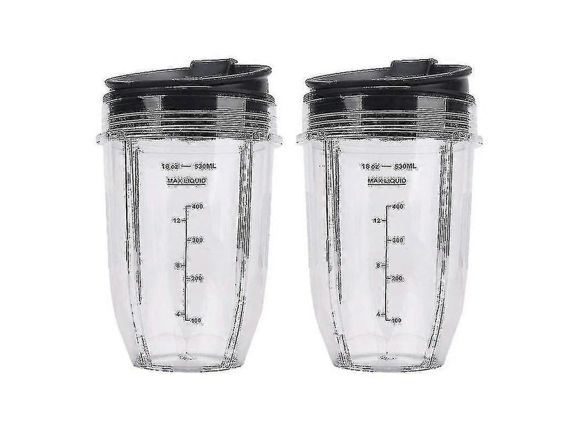2 vasos de repuesto Ninja Tapa Auto IQ BL480 BL642 BL450 BL682 de 18 oz