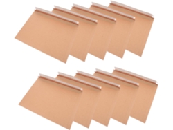 30 Sobres De Cartón Autoadhesivos De Papel Kraft Grueso Con Superficie Lisa Para Envíos Postales.