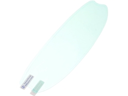 Lámina Antivaho Para Visera De Casco De Motocicleta De 23x7 Cm En Pet Transparente, Protección Impermeable, Insertable.