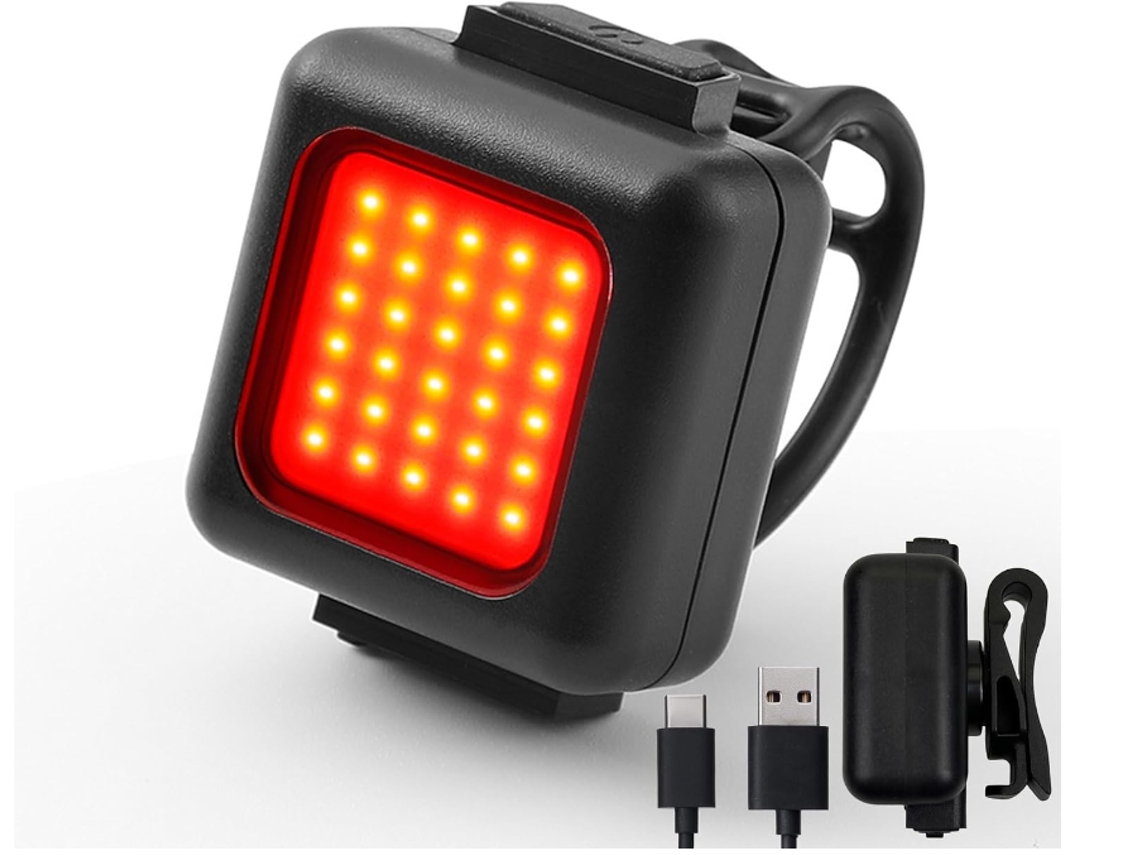 Luz de lectura roja Lámpara de luz de libro con clip recargable para leer en la cama Luz para el cuidado de los ojos para ojos sanos y sin tensión, CHRONUS