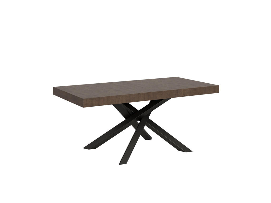 Mesa de Comedor ITAMOBY Volantis (90x180/284 - Paneles de Melamina - Nogal)