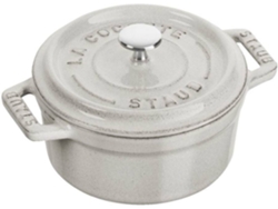Cacerola STAUB (Blanco - Hierro Fundido - 10 cm)