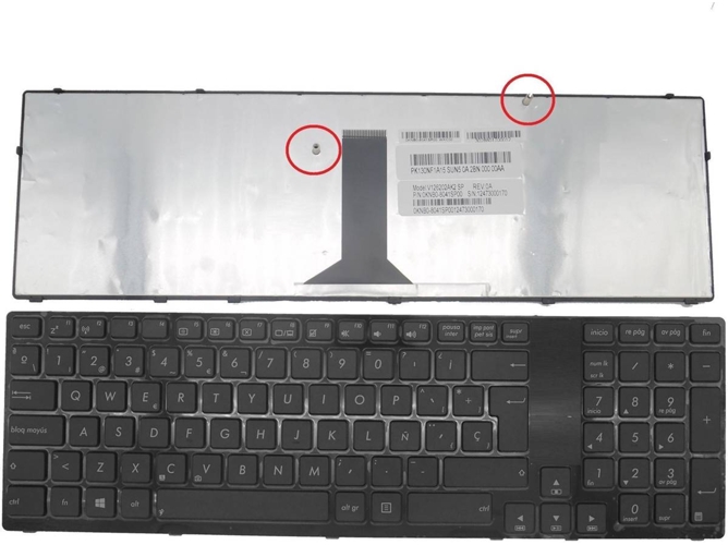 Teclado para Portátil Asus R900 R900V R900Vj R900Vm Pro91