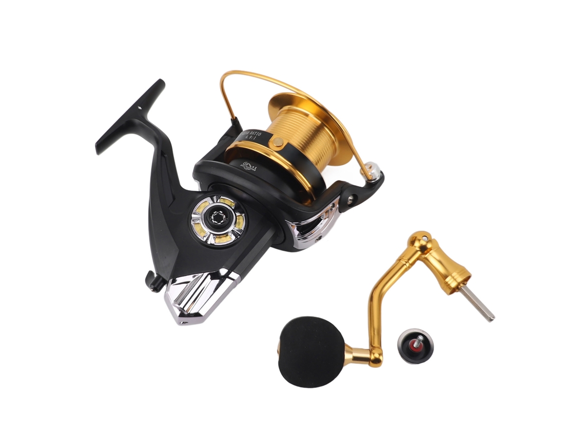 Carrete De Pesca Spinning Con Relación De Engranaje 4.9/1, Operación Suave, Versátil Para Pesca En Agua Dulce