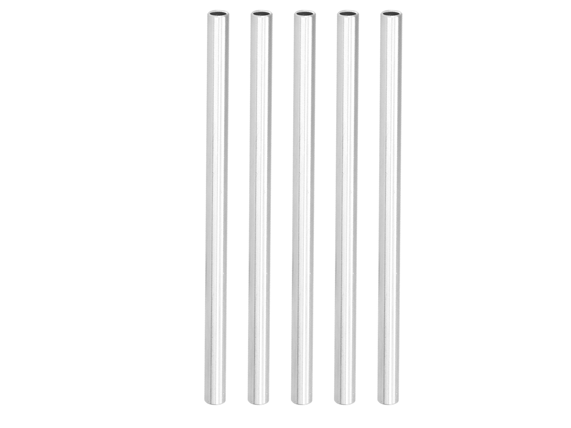 5 Tubos Huecos De Aluminio De 150 Mm, 6x8 Mm, Para Mangueras, Piezas De Robótica Industrial 6100-0608-0150