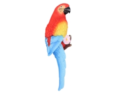 Escultura de guacamayo para decoración de jardines y paisajismo