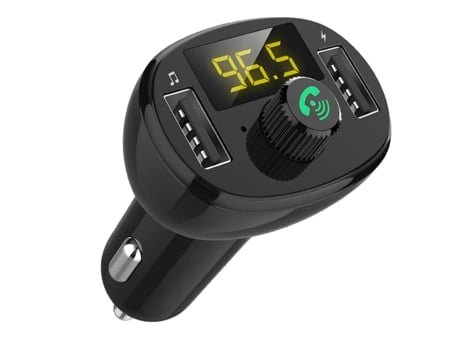 Transmisor Fm para coche cargador de coche Dual Usb carga rápida 3 4A Max transmisor Fm Bluetooth 5,0 Radio Fm sin BISBISOUS