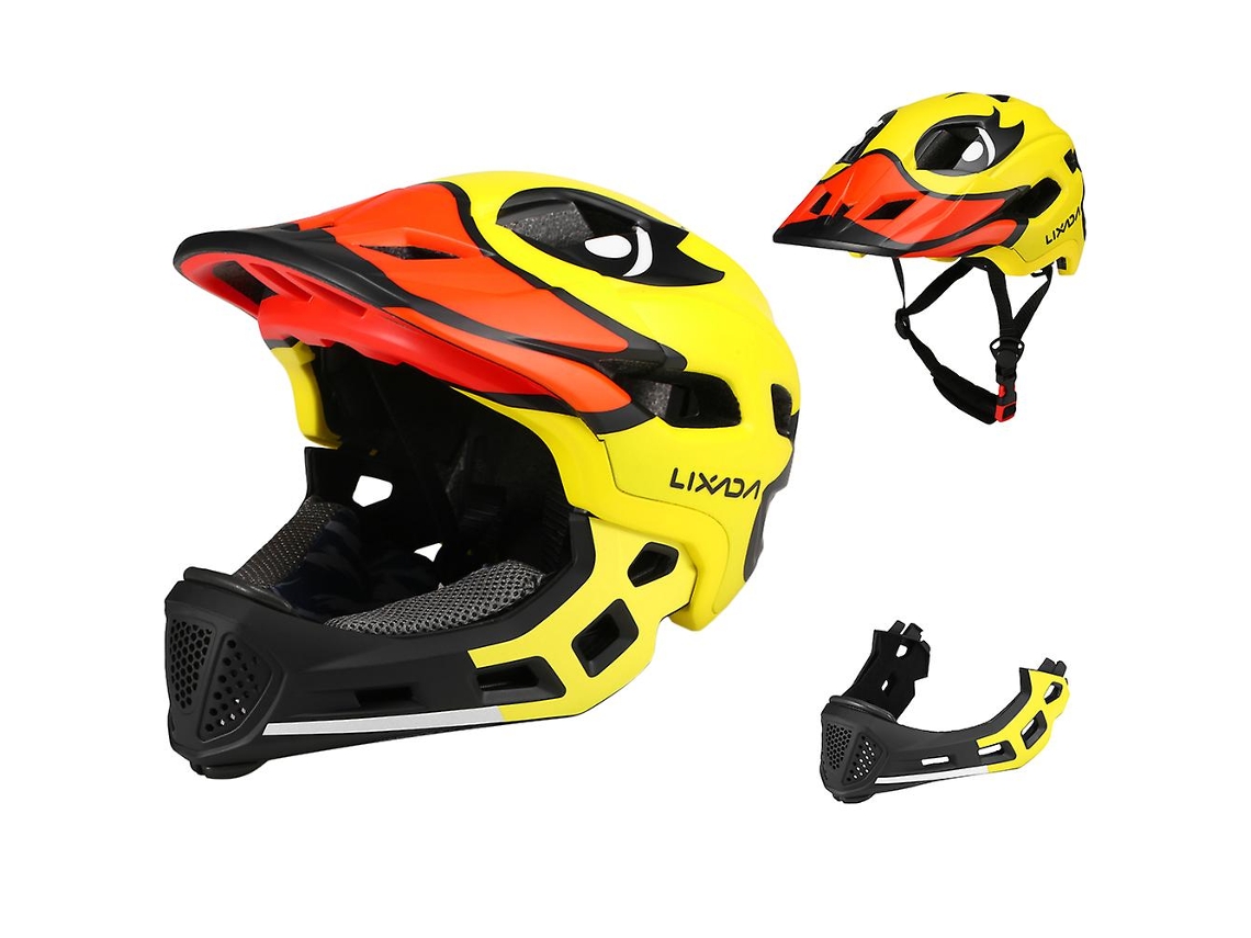 Casco infantil desmontable MDUG, amarillo