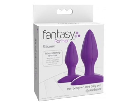 Kit 2 Plug Anal Designer Love FANTASY FOR HER