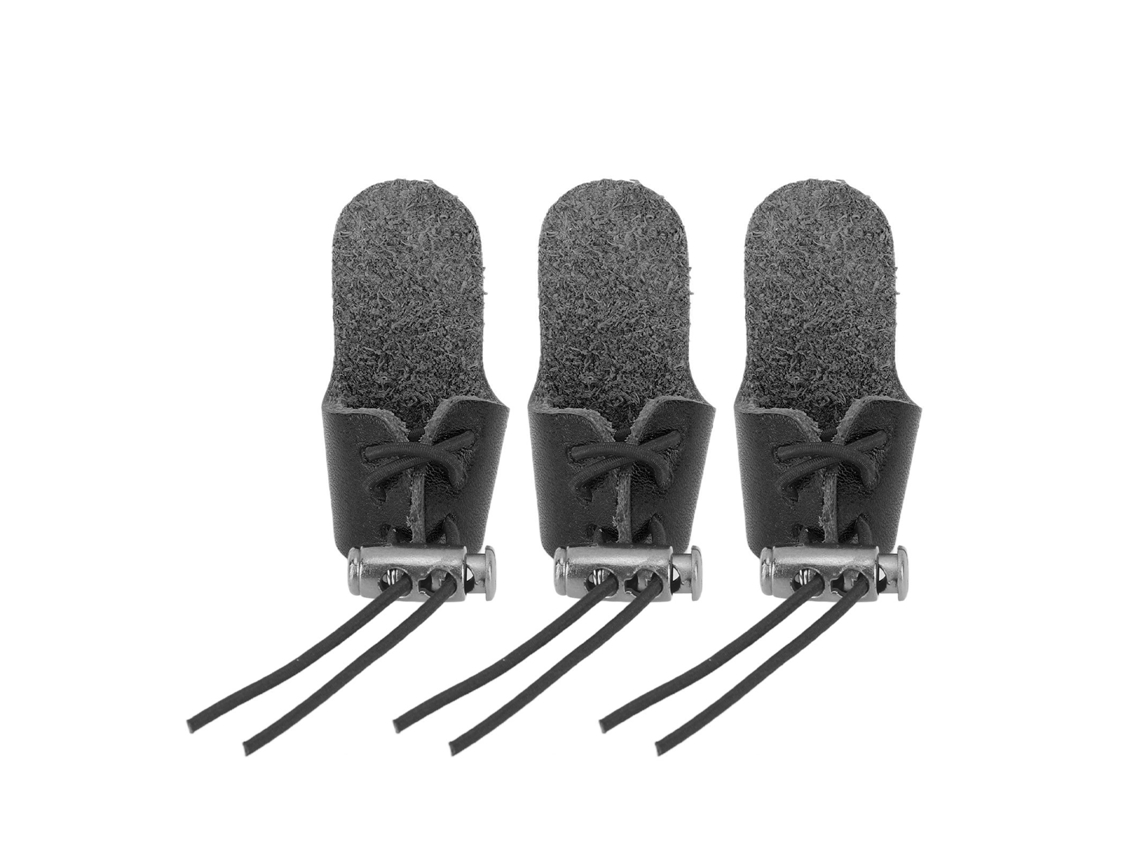 2026-3 Protectoras De Pulgar Para Tiro Con Arco Guantes Tradicionales Para Arco Y Flecha Guantes De Pulgar Para Tiro Al Aire Libre Negro