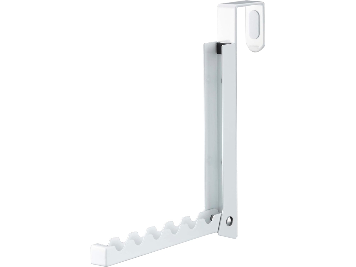 Gancho De Puerta Plegable, Blanco, Para Puertas De Hasta 3,6 Cm De Grosor, Perchero De Puerta