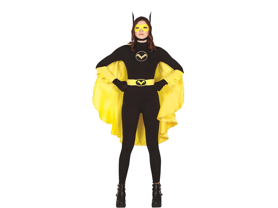 Disfraz Unisex GUIRCA Dark Heroine con Cubierta Amarillo  (14 - 16 años)