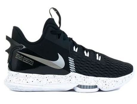 Zapatillas Deportivas NIKE (Negro, Blanco -Material Sintético, Tejido -27,5)