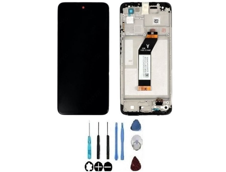 Pantalla Lcd y Cristal Táctil Negro Montado en Chasis para XIAOMI Redmi 10