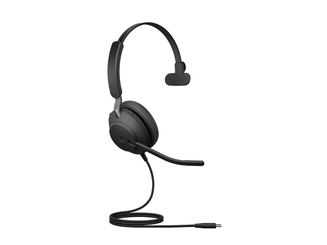 Jabra Evolve2 40 Ms Mono Diadema USB Tipo-C Diadema Negro