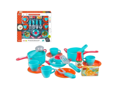 Accesorio de Casas de Juguete BIGBUY KIDS Set Utensilios Cocina