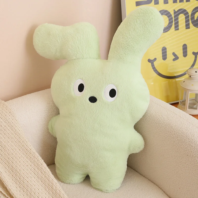 Cojín Decorativo Para Sofá Con Diseño De Conejo De Orejas Largas (verde, 70 Cm)