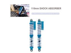 2 Amortiguadores De Presión Negativa Con Resorte Interno De 110 Mm Para Crawler Rc Trx-4 Scx10 D90 D110 Axial Wraith