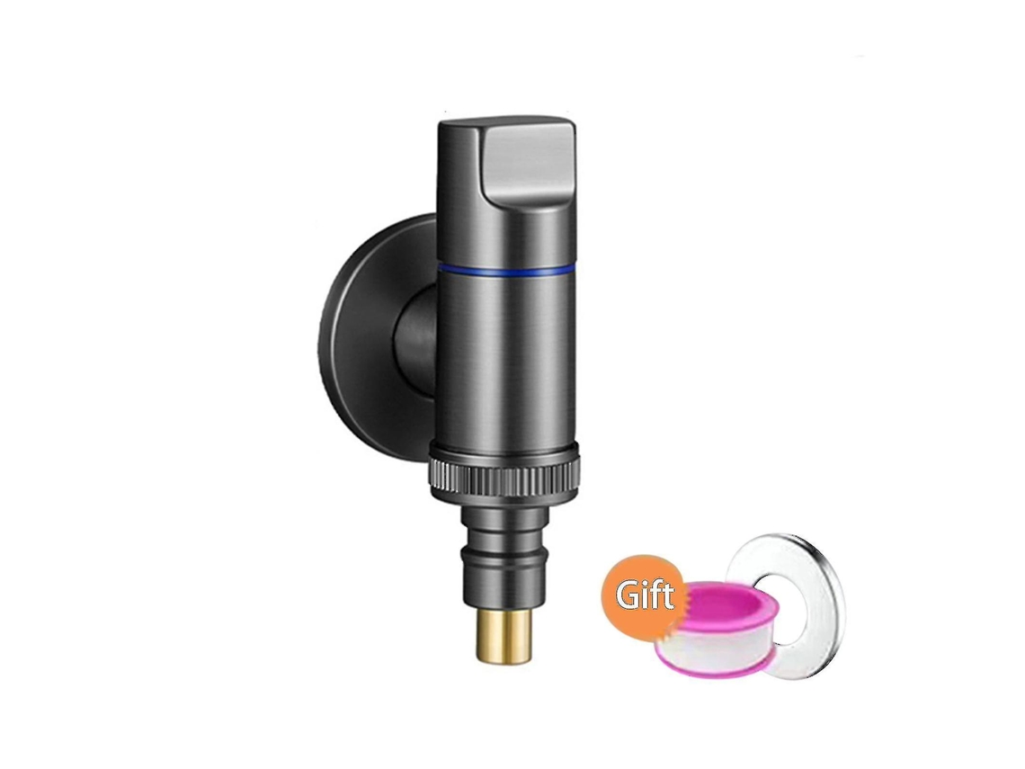 Grifo De Lavadora Con Válvula De Parada Automática, Latón, Montado En Pared, Para Baño, Anti-fugas, Multiuso A4