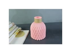 2026-florero De Plástico Imitación Cerámica Resistente A Caídas Decoración Hogar Oficina Boda Salón Mesa Rosa