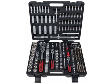 KS Tools Llaves de vaso y puntas 195 piezas 1/4"+3/8"+1/2" 917.0216