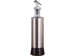 2026-botella De Aceite De Vidrio Con Acero Inoxidable Y Embudo Dispensador De Vinagreta Para Cocina