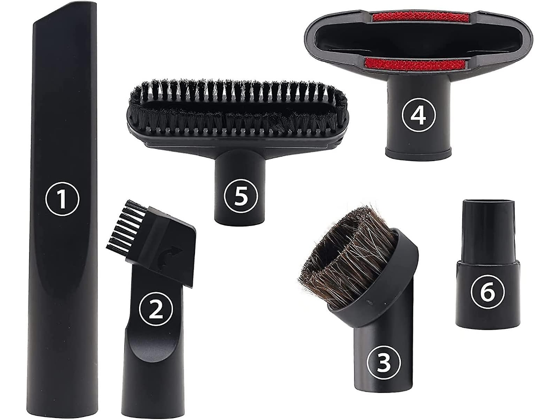 6 Piece Set Accessories For Henry Hoover Attachment And Shark Vacuum,pp Hair Combination Brush