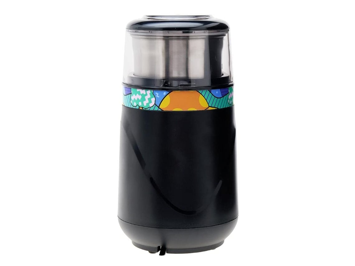 Cafetera Eléctrica Any Morning, Herramienta de Molienda, 150W, 70g, Negra, con Tapa, Fácil de Limpiar.