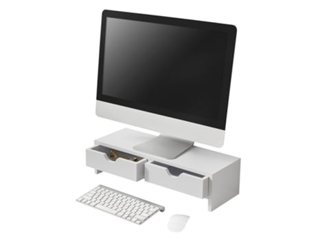 Mueble de TV [EN.CASA] (Aglomerado - Blanco - 50 x 18 x 13 cm)