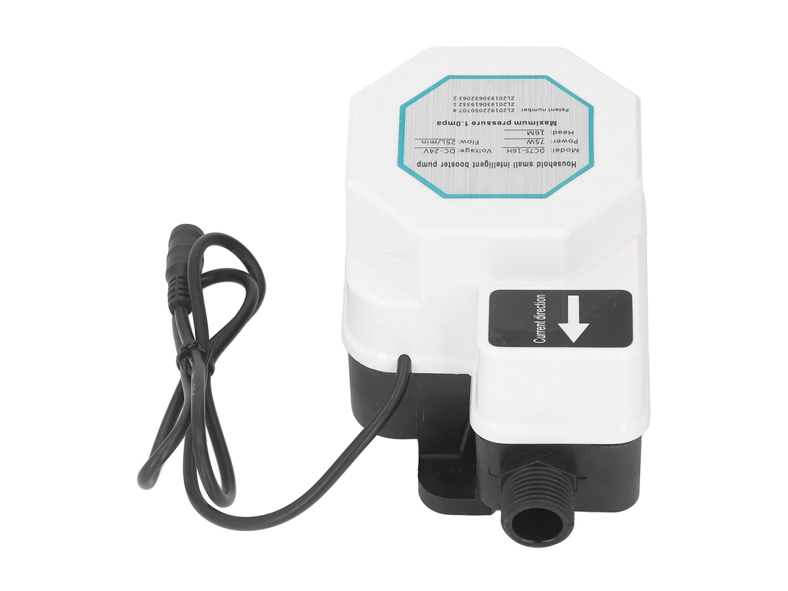 Bomba De Impulso De Presión De Agua 24v Abs Mini Silenciosa Automática G1/2 Dc 75w Para Ducha Hogar Jardín Us Plug
