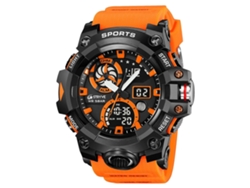 Reloj deportivo multifuncional Stryve S8027 con cronógrafo y doble pantalla luminosa para estudiantes.