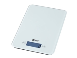 Balanza de Cocina Digital Blanca de 5kg Pantalla LCD con retroiluminación Precisión y elegancia en la cocina con esta balanza digita con capacidad de THULOS