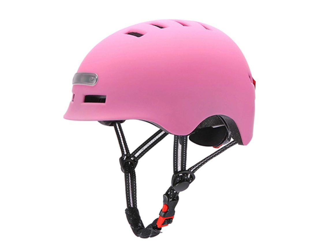 Casco de bicicleta con luz trasera LED, indicador con 4 modos, USB MDUG