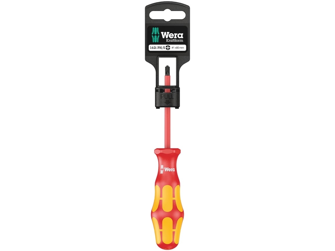 Destornillador aislado-VDE 162 i PH/S # 1 x 80 mm SB WERA 05100019001