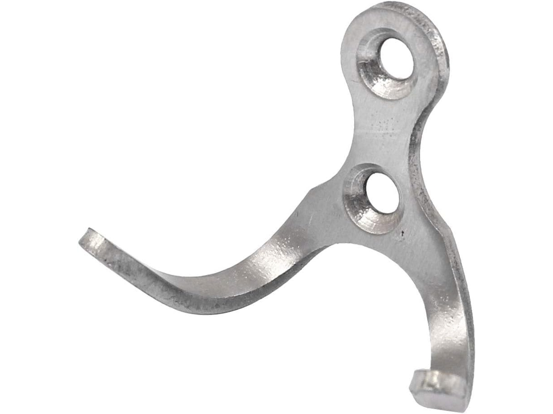 Perchero de pared para puerta o baño con doble gancho CHABERLU