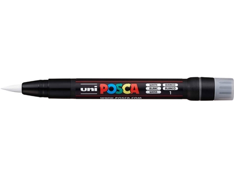 Marcador POSCA PCF-350 Punta Pincel Blanco (Punta de 1 a 10 mm)