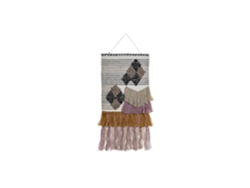 Tapiz Yute Lana Flecos Multicolor 46x2x110cm