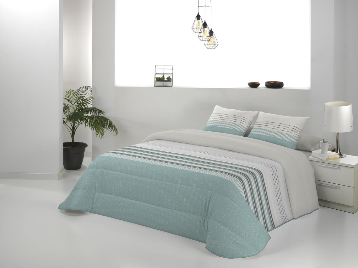 Colcha JVR Niza (Poliéster - Azul - 270 cm)