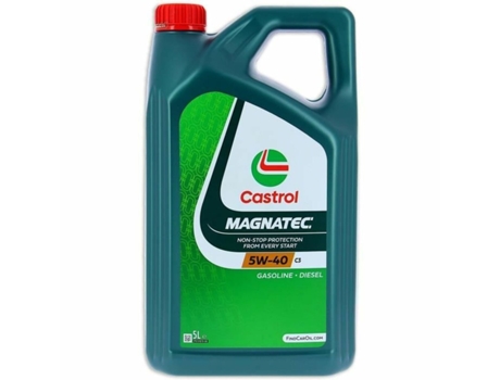 Aceite de motor CASTROL Magnatec Gasolina Diesel 5W40 5 L