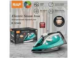 Plancha de vapor doméstica Mdug, con cable, estándar europeo y americano, doble uso (en seco y húmedo), 2200 W (verde)