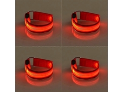 Arnés De Seguridad De 4 Piezas Para Patas De Caballo Con Luz Led Para Montar De Noche, Equipo Deportivo Para Exteriores, Proveedores Cn Orange